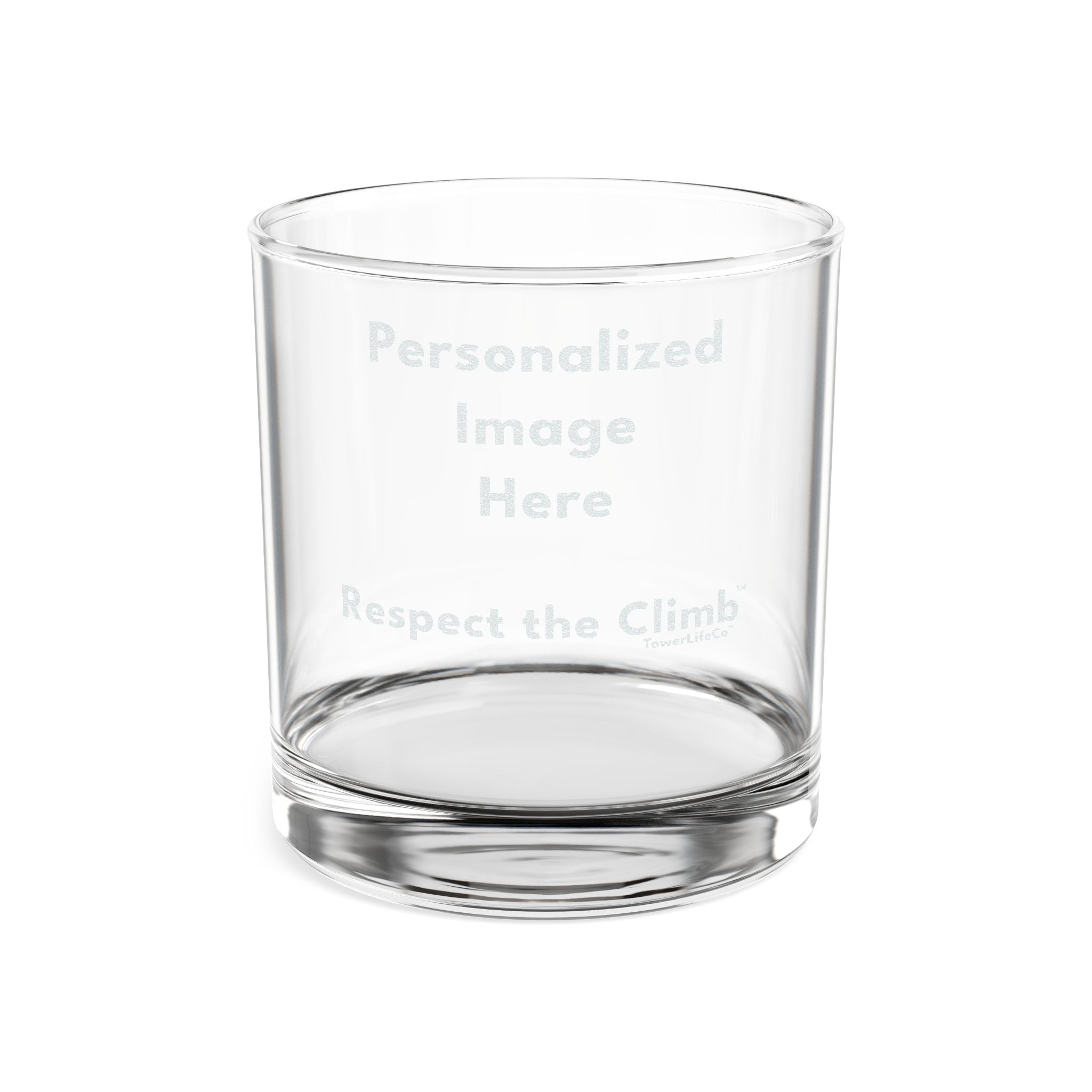Personalize- Respect the Climb™ Whiskey Glass | TowerLifeCo™