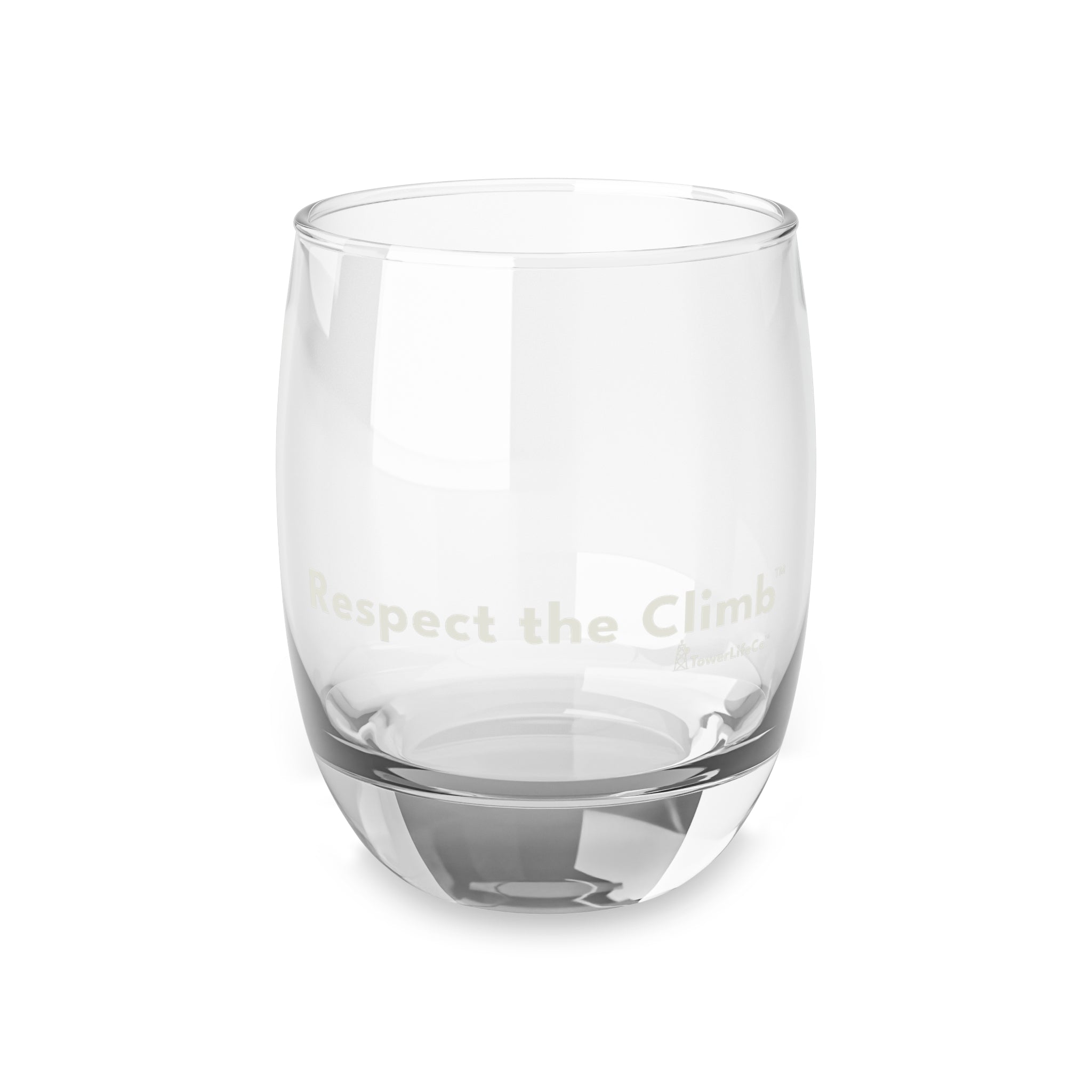 Respect the Climb™ Whiskey Glass | TowerLifeCo™
