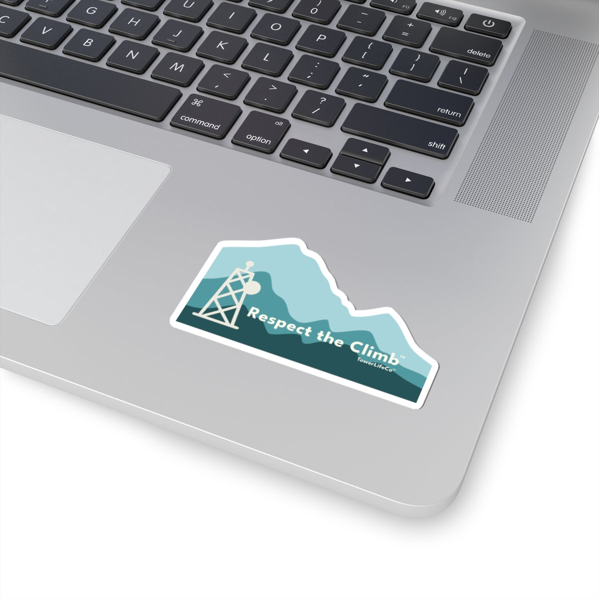 Respect the Climb™ Sticker  by TowerLifeCo™ - Moutains and Tower