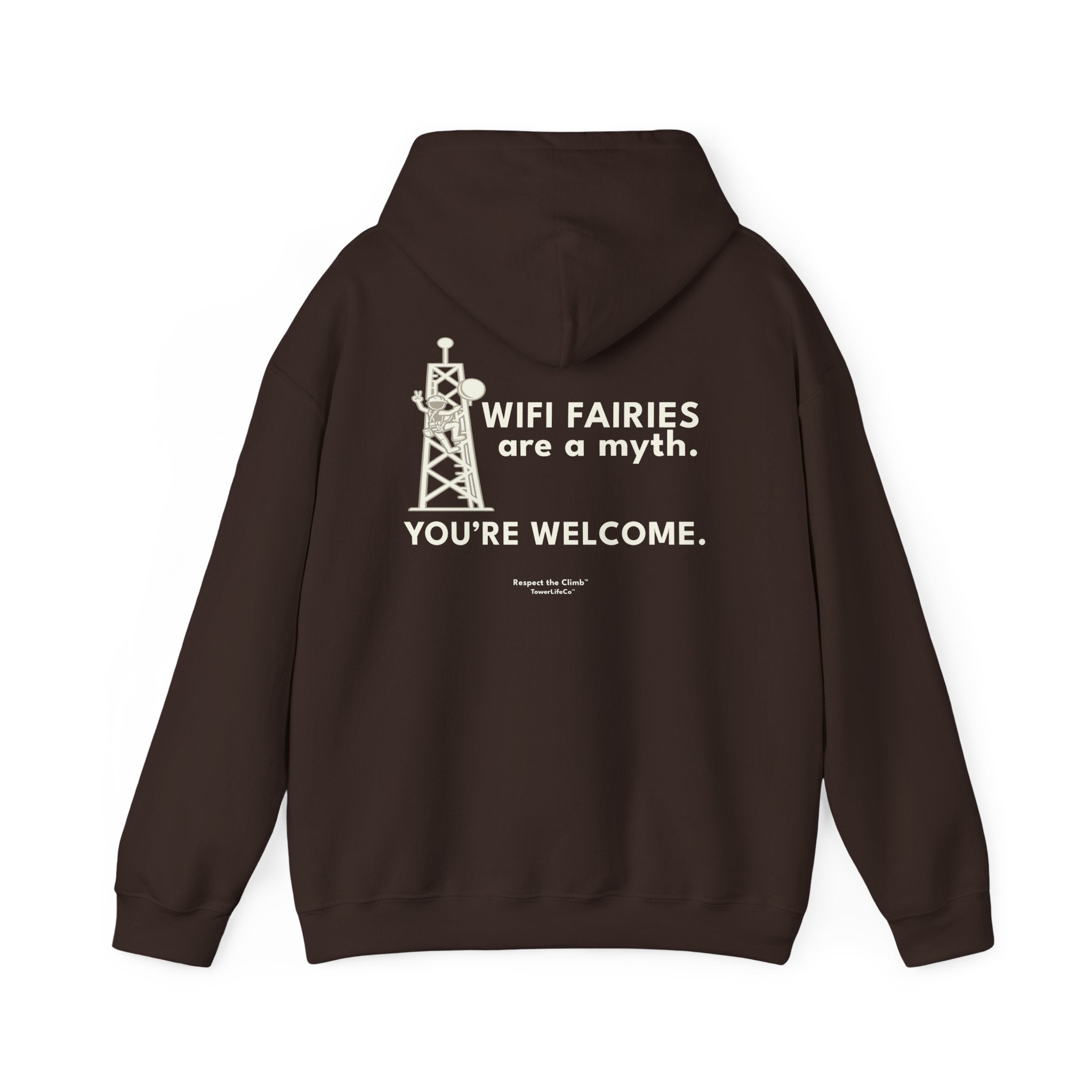 WiFi Fairies Are a Myth. You’re Welcome. Hoodie Sweatshirt | TowerLifeCo™