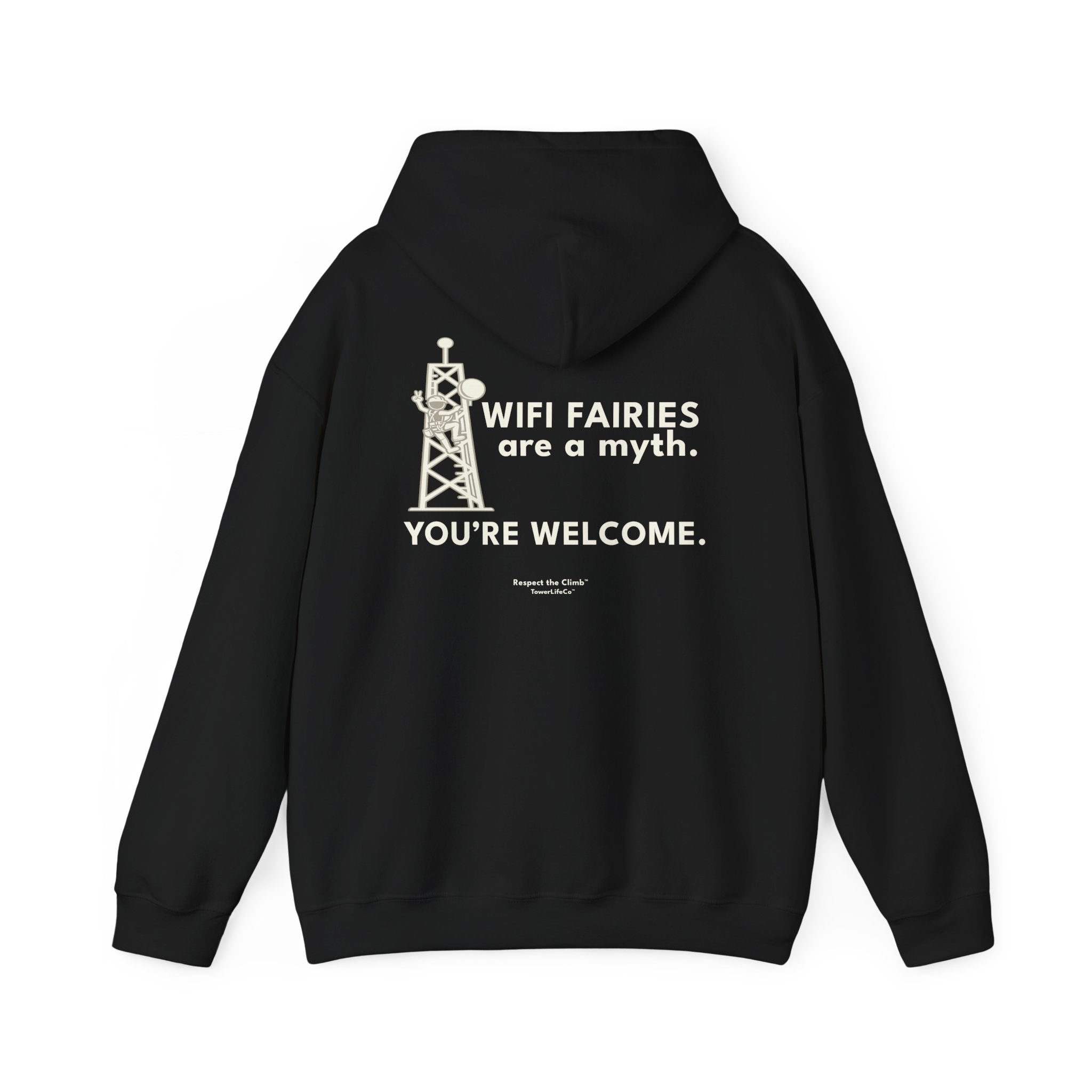 WiFi Fairies Are a Myth. You’re Welcome. Hoodie Sweatshirt | TowerLifeCo™