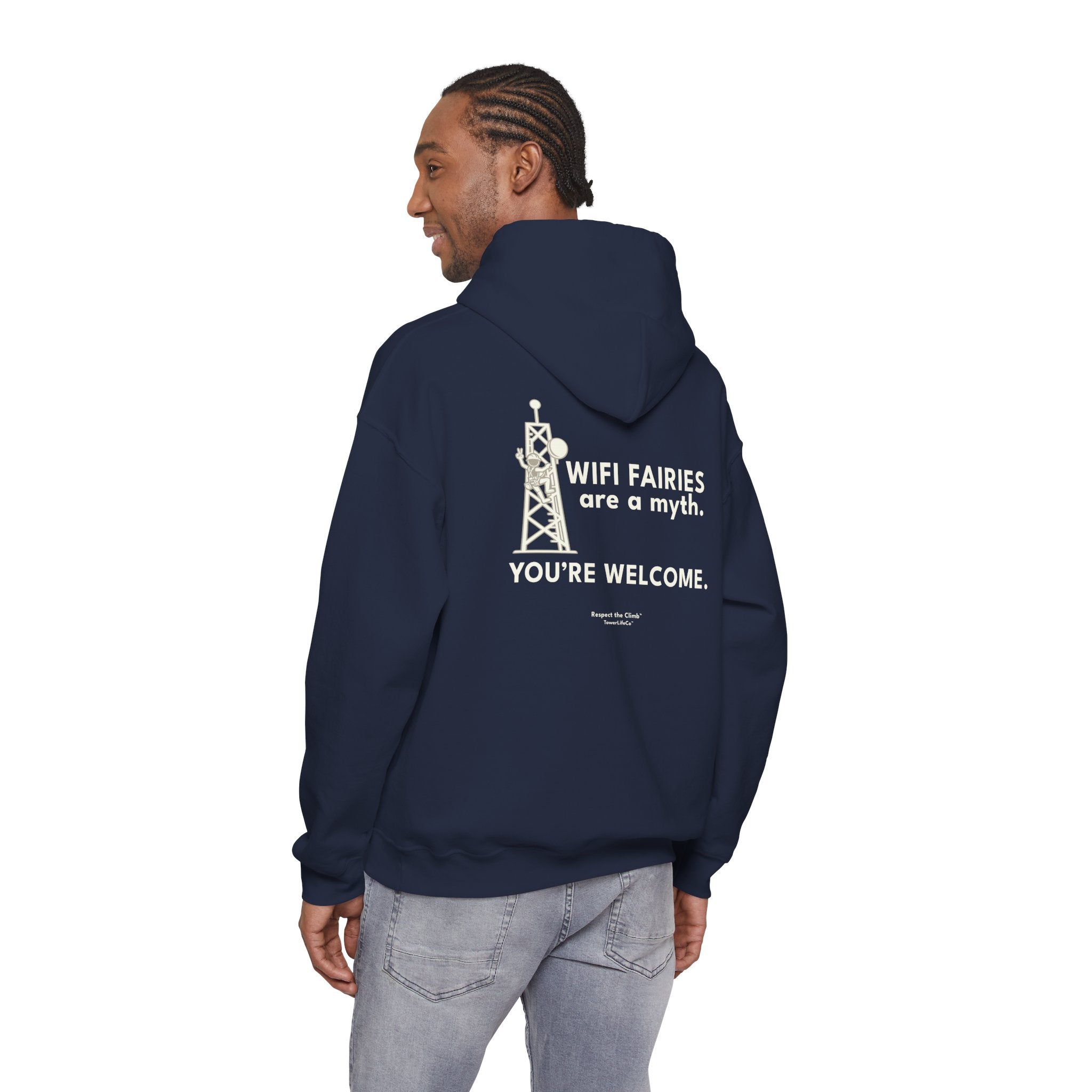 WiFi Fairies Are a Myth. You’re Welcome. Hoodie Sweatshirt | TowerLifeCo™