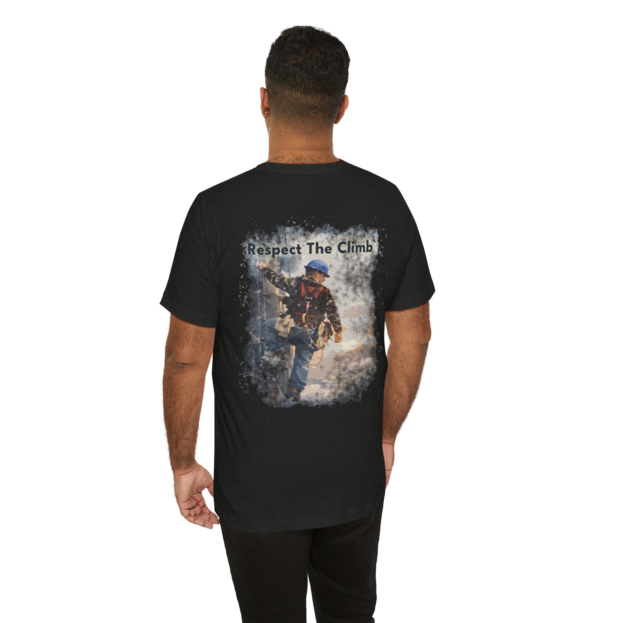 Respect The Climb™ – Tower Climber T-Shirt by TowerLifeCo™