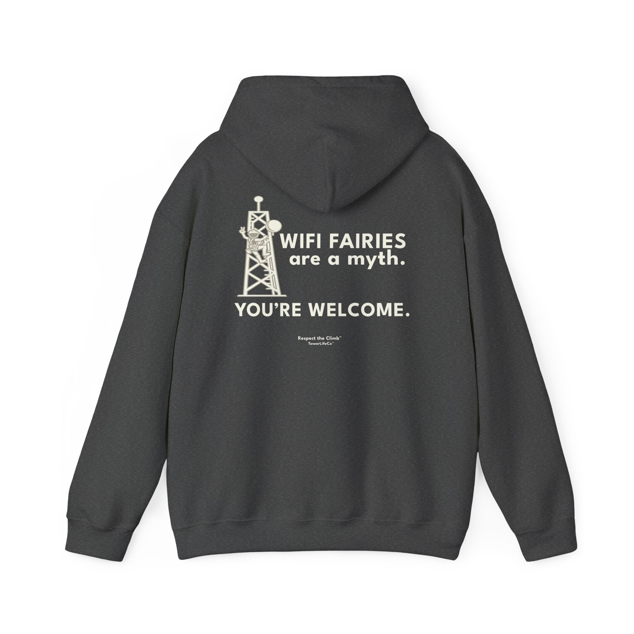 WiFi Fairies Are a Myth. You’re Welcome. Hoodie Sweatshirt | TowerLifeCo™