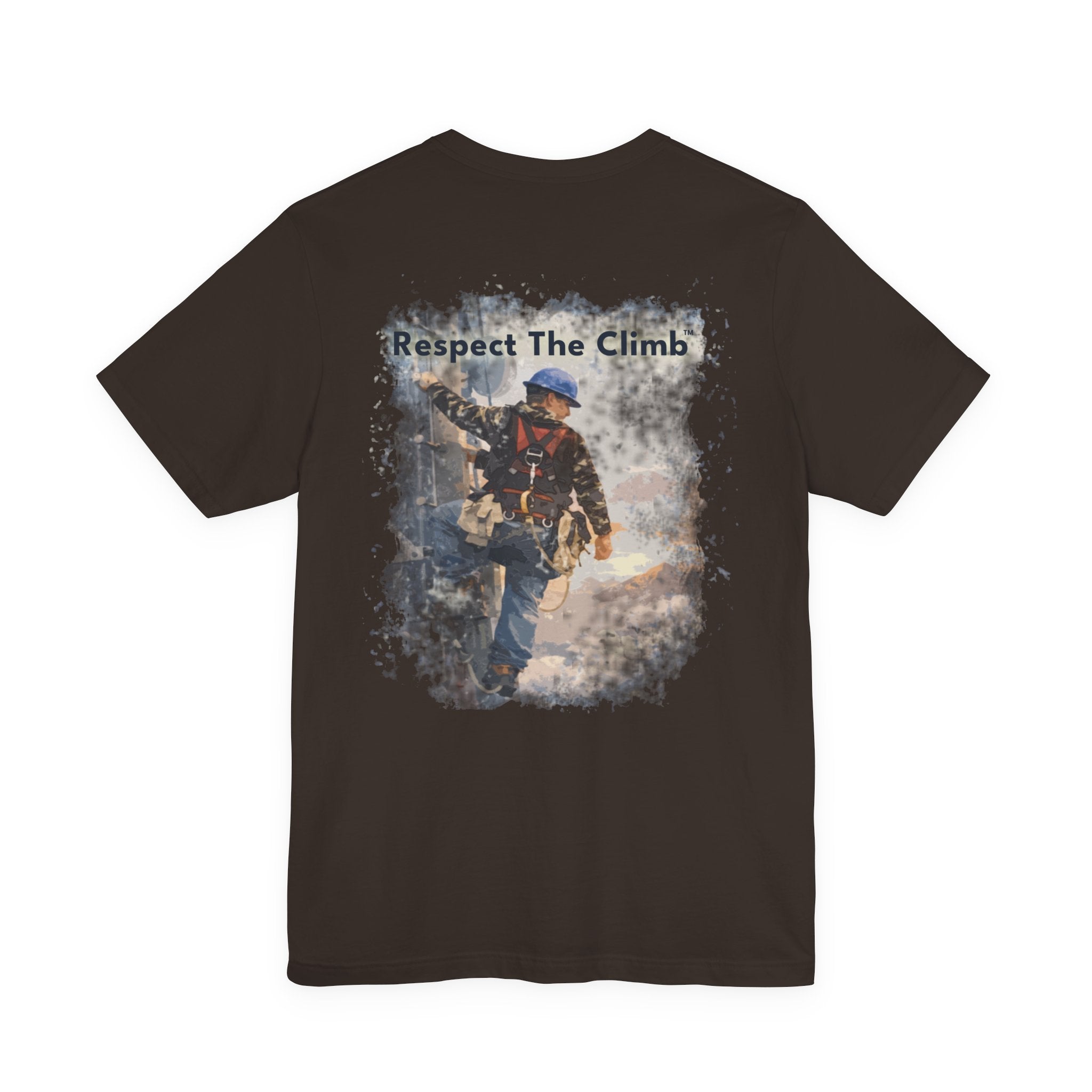 Respect The Climb™ – Tower Climber T-Shirt by TowerLifeCo™