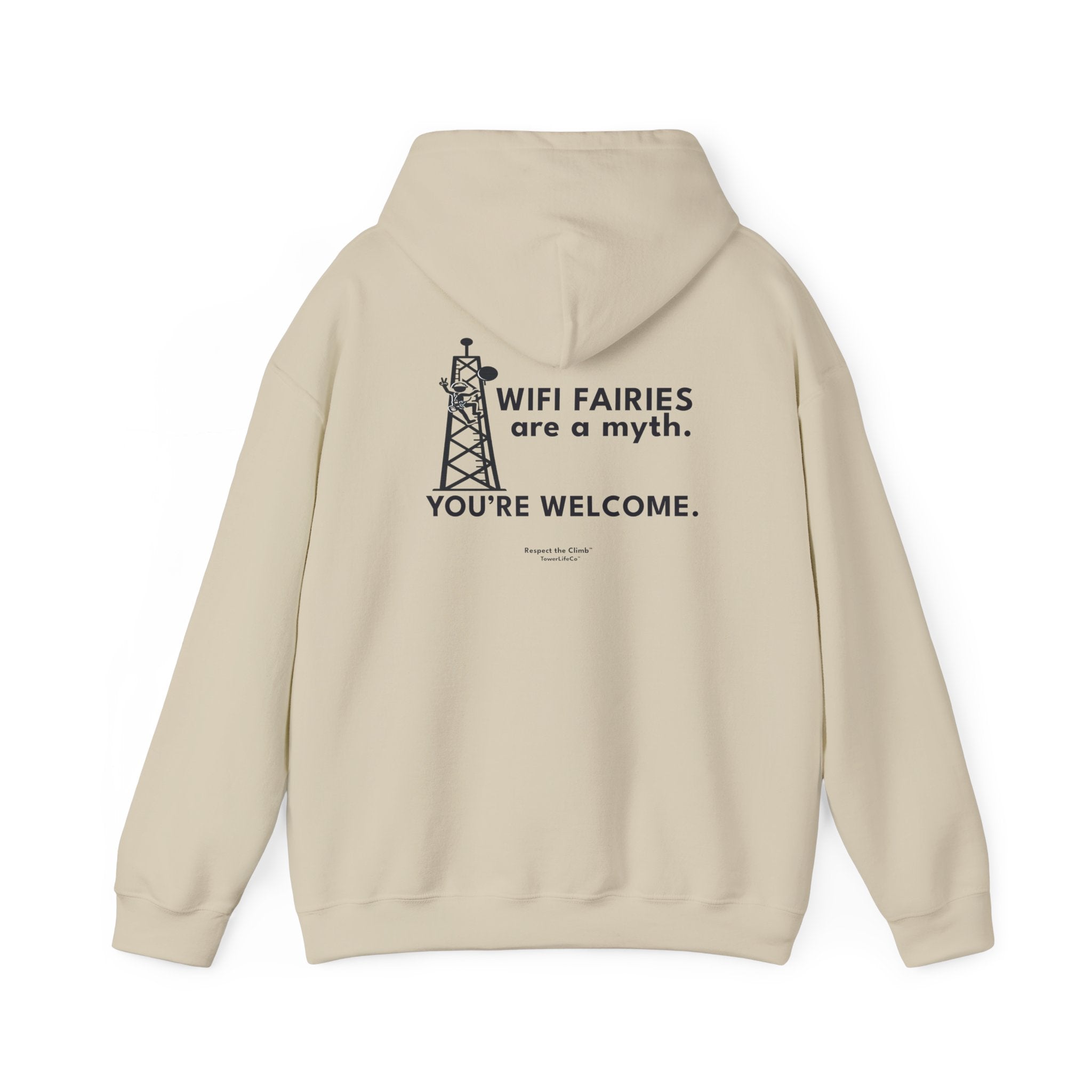 WiFi Fairies Are a Myth. You’re Welcome. Hoodie Sweatshirt | TowerLifeCo™